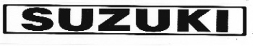 Aufkleber / Emblem SUZUKI
