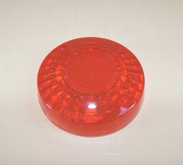 Rücklichtglas rot mit E-Zeichen