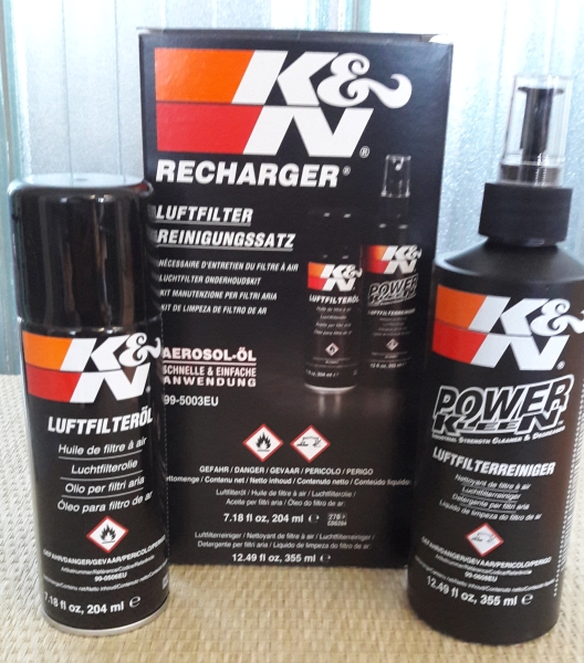 K+N Ölspray + Reiniger