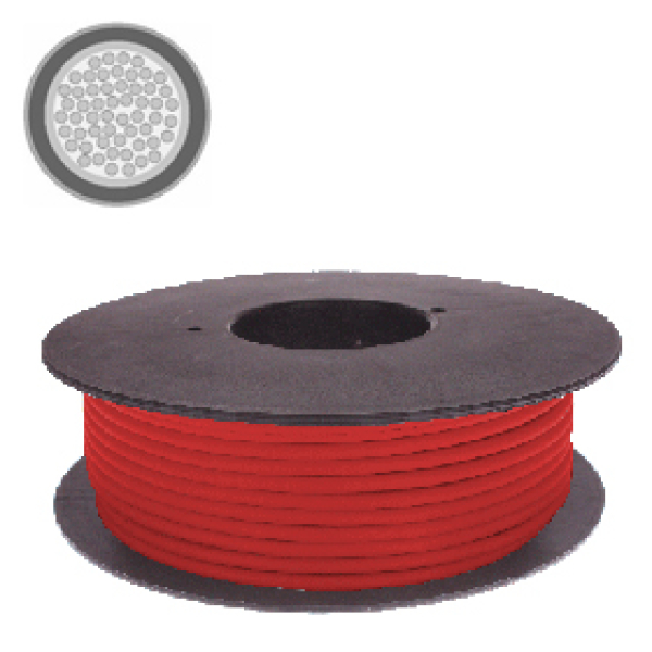 Kabel einadrig rot